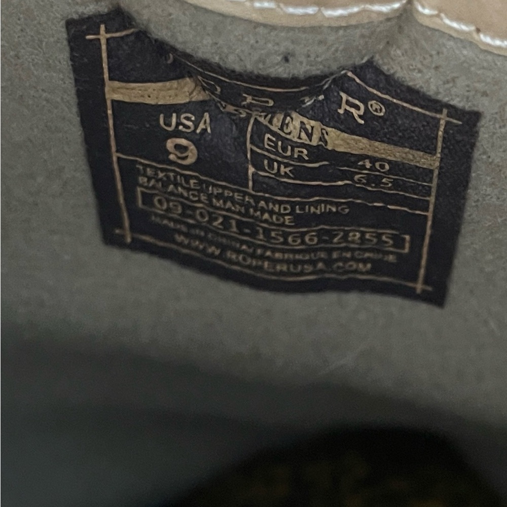 Roper Brown Cutout Western Boots - Picture 4 of 4